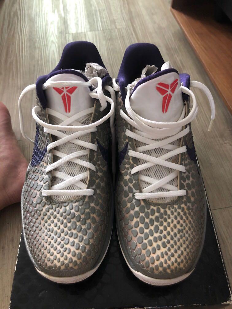 nike kobe 6 mens silver