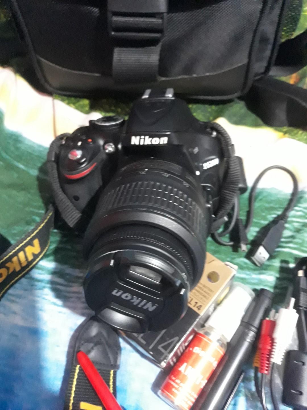 Nikon D5200 Camera (Category: Cameras) located in San Juan City. Submitted by vhanzmonzie (Listing ID 279384930, Image 3). Description: Slightly used. Comes with : bag Extra battery Camera itself Tripod Cable connector SD card.