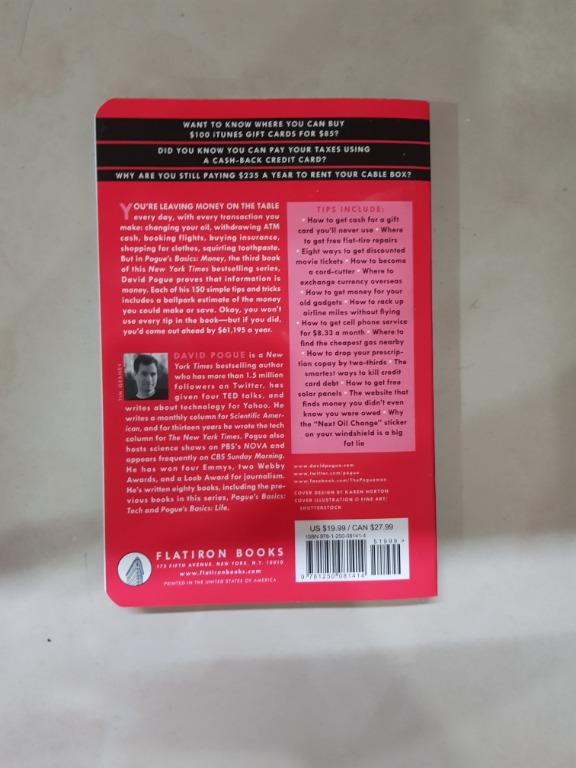 Pogue's Basics: Money by David Pogue Book, Hobbies & Toys ...