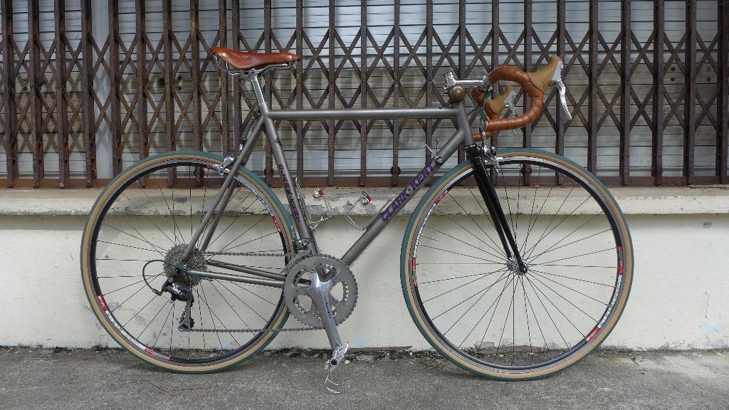 vintage titanium road bike
