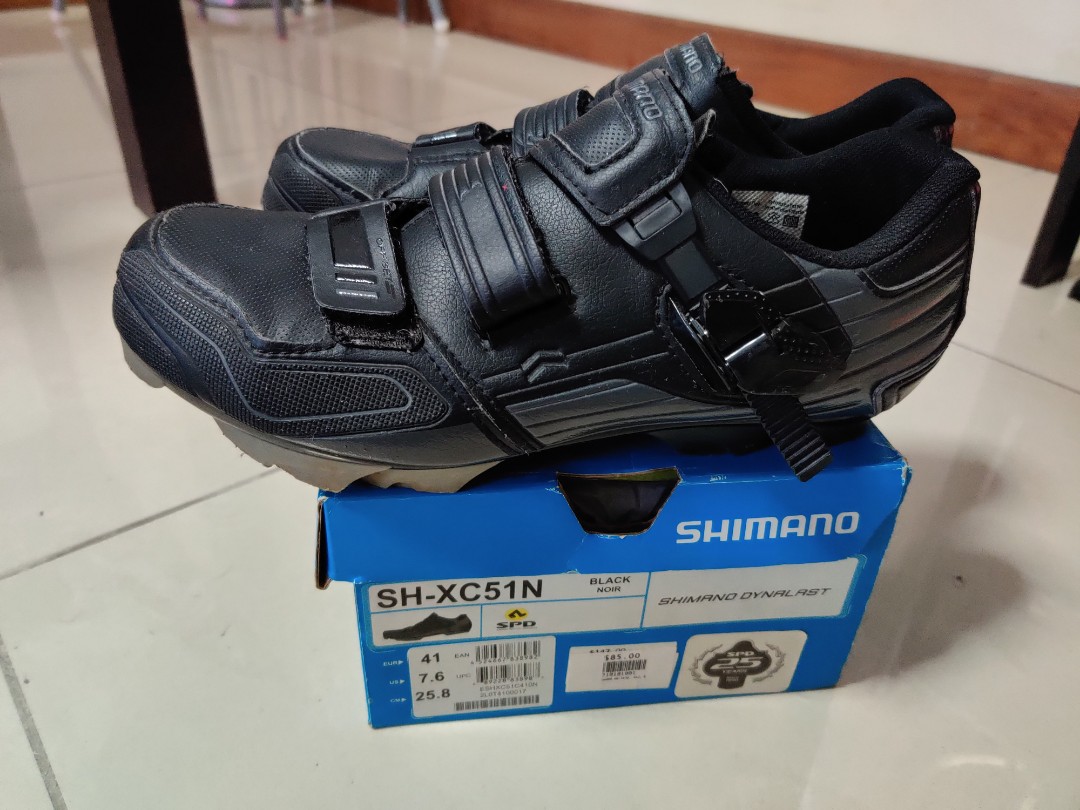 Black Shimano XC51N SPD Mens Cycling Shoes 