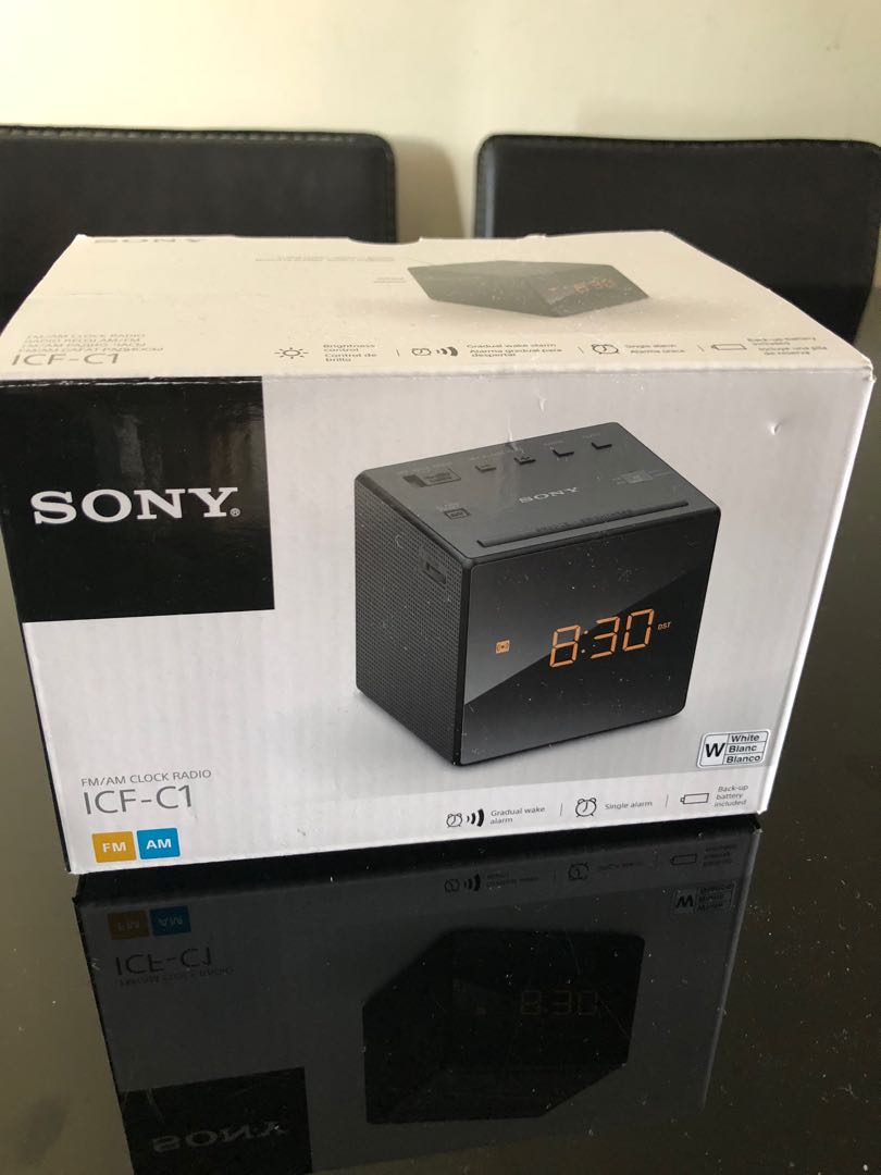 Sony Radio Alarm Clock, Audio, Portable Music Players on Carousell
