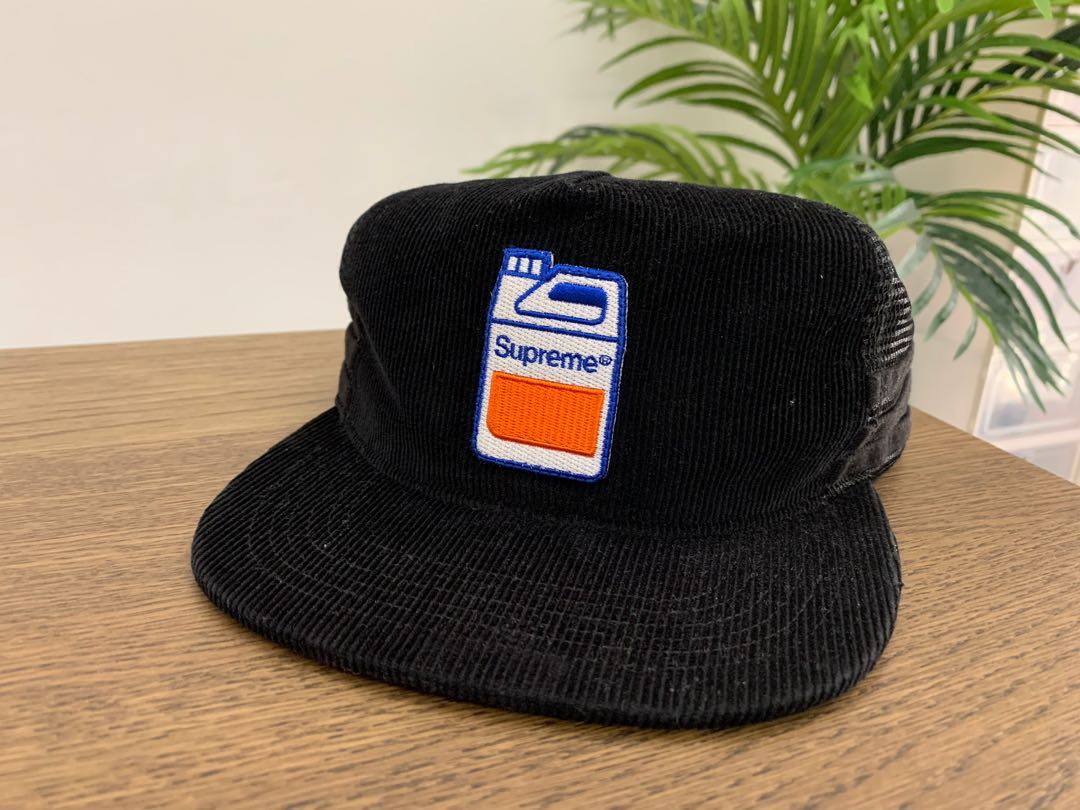 Supreme bottle trucker cap black