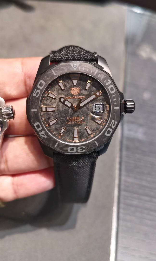 Tag heuer aquaracer best sale calibre 5 rose gold