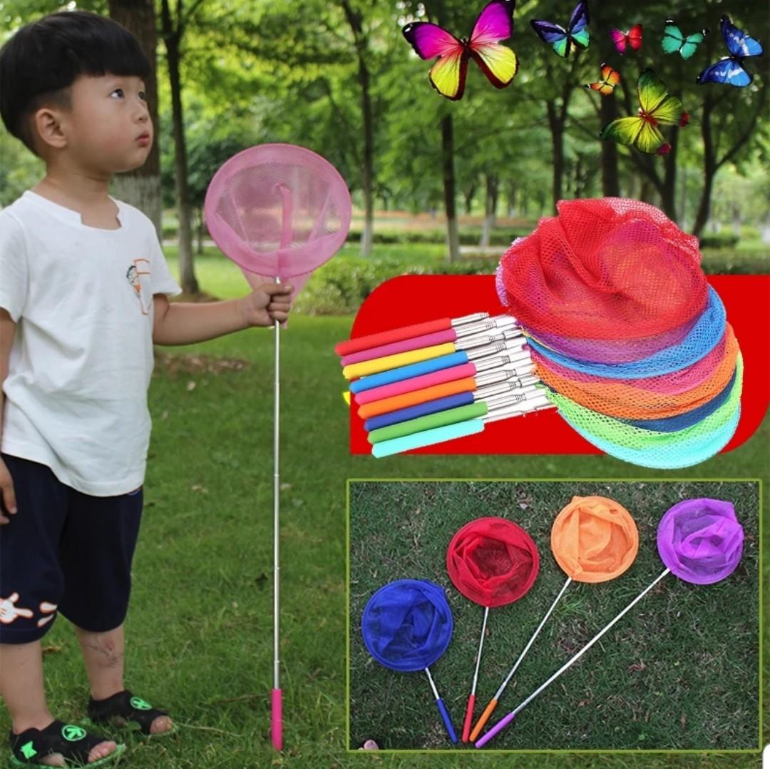 Telescopic Fishing Insect Butterfly Dragonfly Net Stainless Steel Rod Catch  Tadpole Fish Net Kids Outdoor Aquarium CleaningTools, Babies & Kids, Baby  Nursery & Kids Furniture, Other Kids Furniture on Carousell