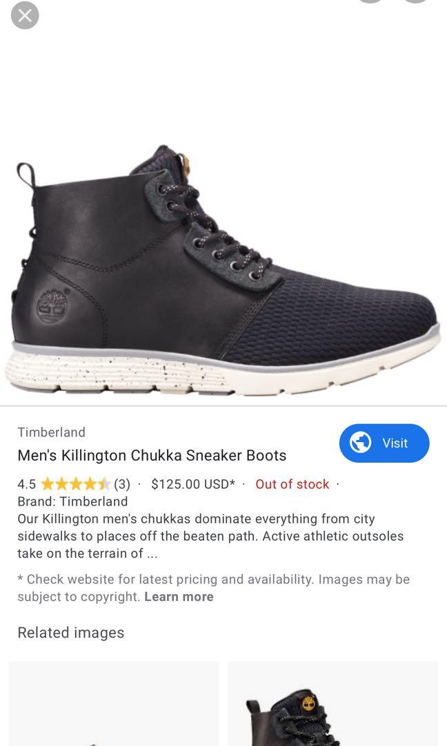 Timberland Killington Chukka Sneaker Boots