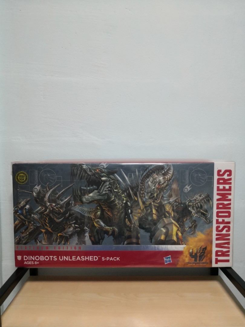 Transformers Age of Extinction Dinobots Unleashed 5Pack PACK PLATINUM