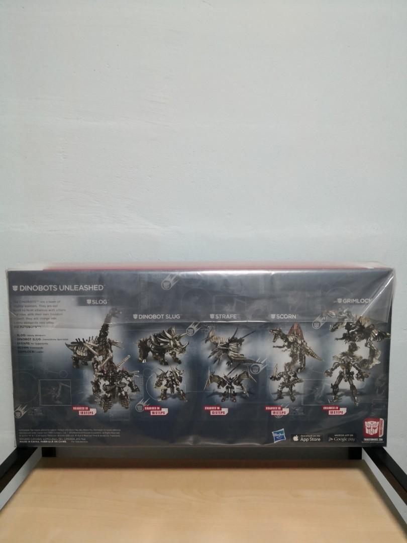 Transformers Age of Extinction Dinobots Unleashed 5Pack PACK PLATINUM
