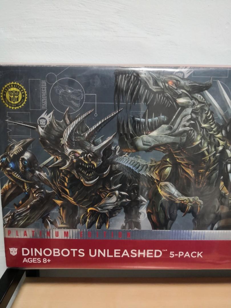 Transformers Age of Extinction Dinobots Unleashed 5Pack PACK PLATINUM