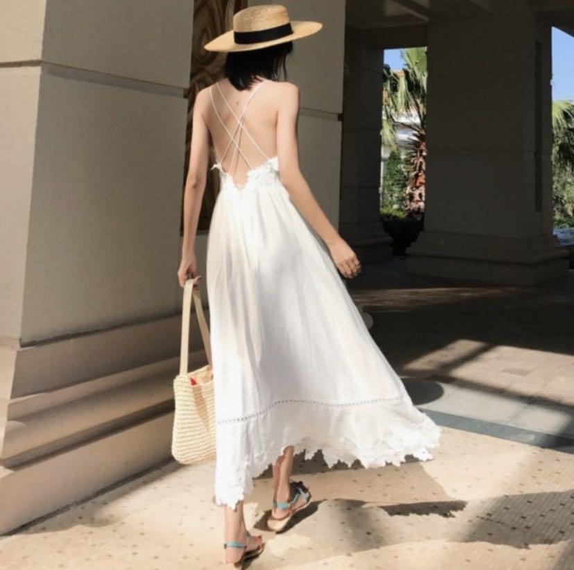 white beach dresses for women