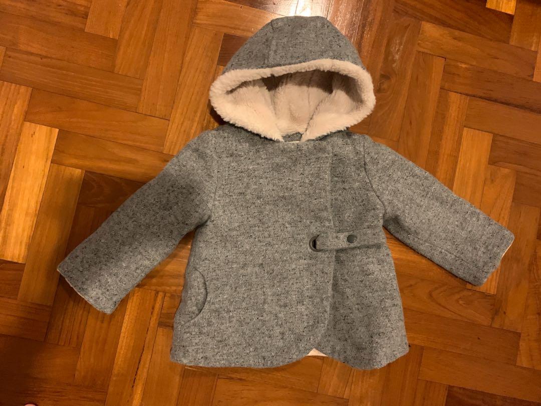 zara baby girl winter jacket