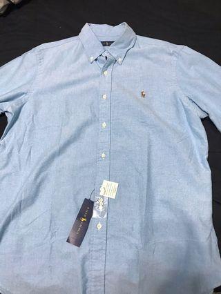 Ralph Lauren RL 彩馬 小馬 牛津 長袖 襯衫 polo 素