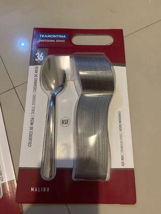 tramontina spoon and fork