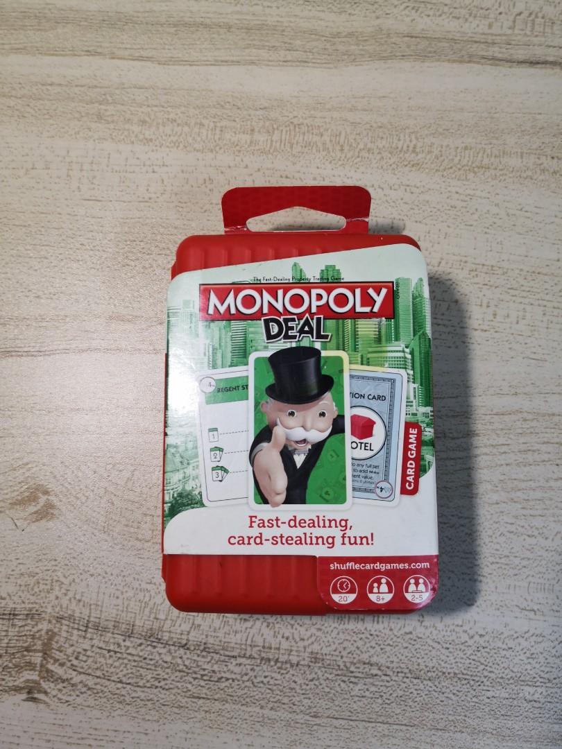 大富翁 shuffle monopoly deal card game, 興趣及遊戲, 玩具 & 遊戲類 Carousell
