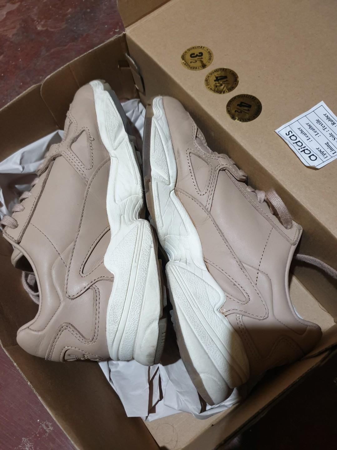 adidas falcon trainers nude