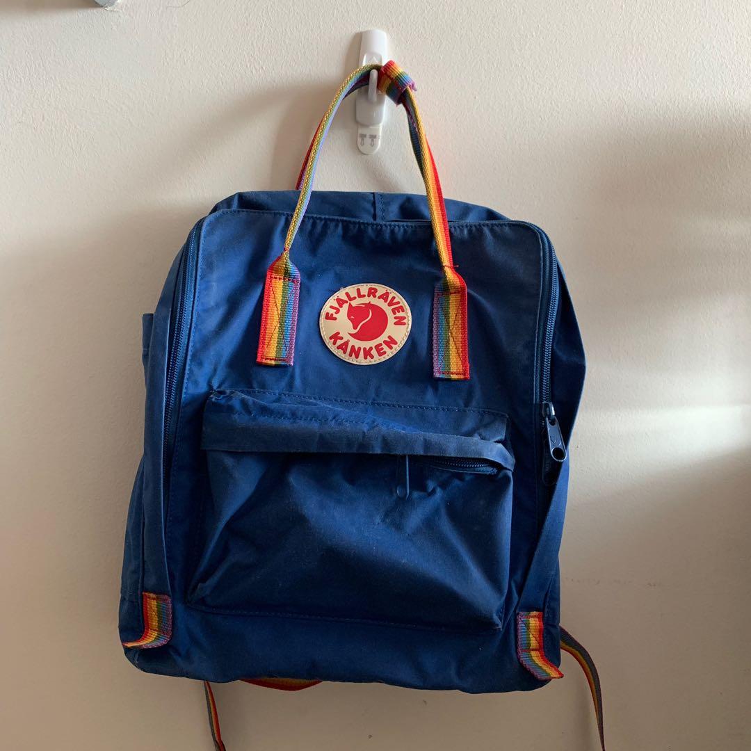 kanken rainbow blue