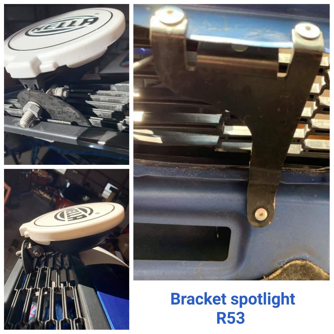 Mini r56 spotlight clearance brackets