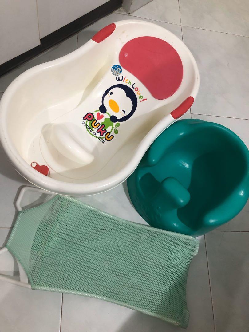 Bumbo Seat, Bath Tub and Net support, Babies & Kids, Bathing & Changing
