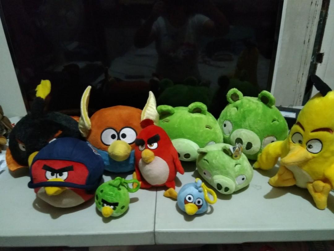 Bundle Sale 10 Pc Angrybirds Plush Toys Games Toys On Carousell