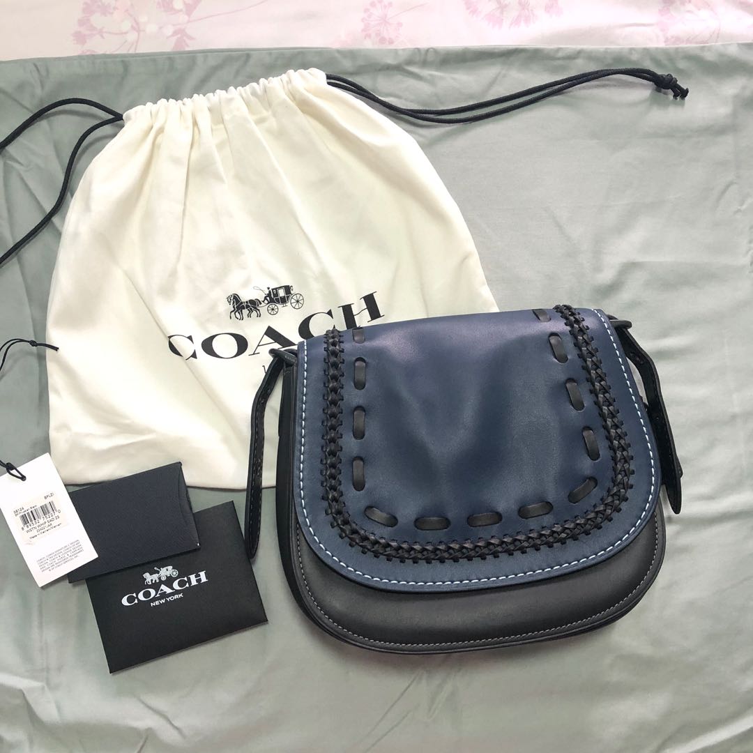 Coach 1941 Prussian blue black Western Whiplash Saddle