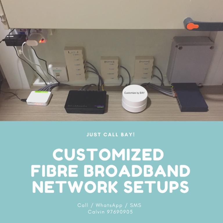 Customized Fibre Broadband Network Setups Home Services Others On Carousell