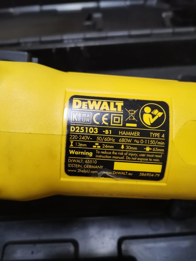 DeWalt hammer drill, Everything Else on Carousell