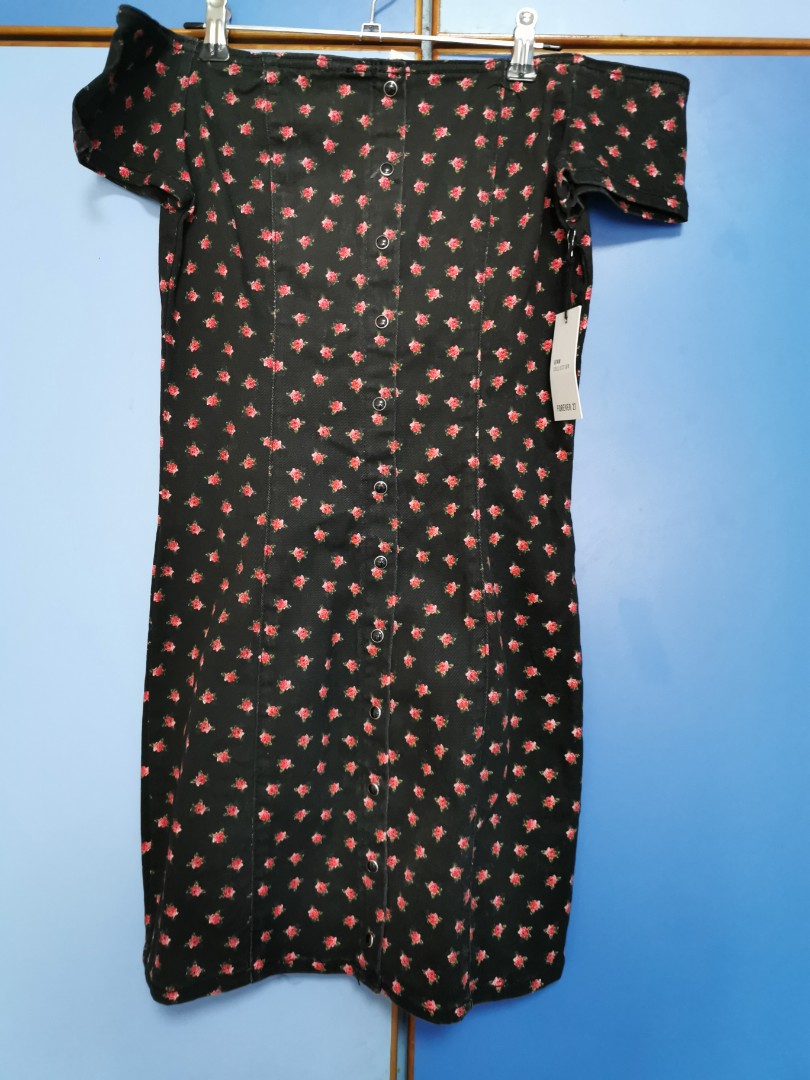 denim floral dress forever 21