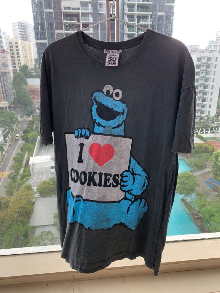 cookie monster t shirt zara