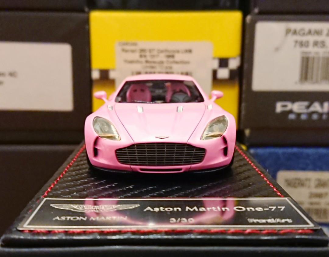 FrontiArt 1/43 Aston Martin One-77 (Pearl Pink), 興趣及遊戲, 收藏 ...