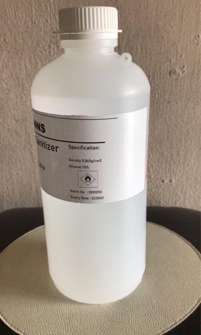 Hanns Hand Sanitizer 1 Litre Beauty Personal Care Sanitisers Disinfectants On Carousell