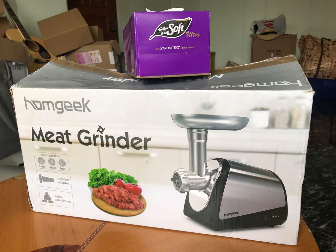 Homgeek Electric Meat Grinder, TV & Home Appliances, Kitchen Appliances