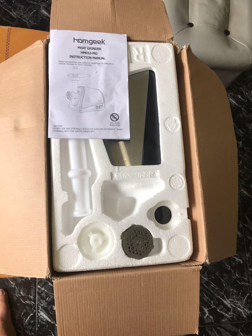 Homgeek Electric Meat Grinder, TV & Home Appliances, Kitchen Appliances