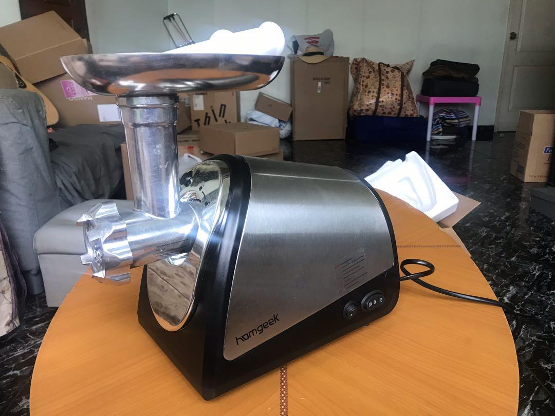 Homgeek Electric Meat Grinder, TV & Home Appliances, Kitchen Appliances
