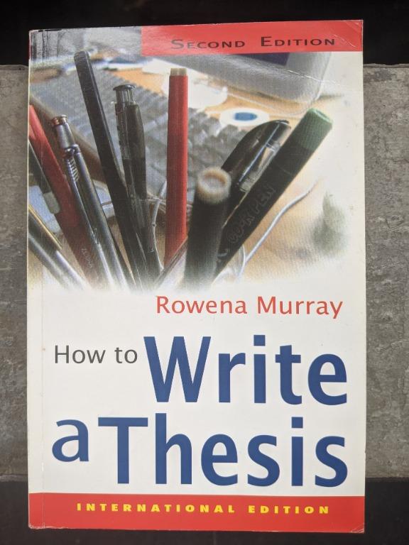 How to Write a Thesis (Category: Textbooks) located in Manila. Submitted by zoilom (Listing ID 279525195, Image 2). Description: Amazon link: https://www.amazon.com/How-Write-Thesis-Rowena-Murray/dp/0335219683/ref=sr_1_8 In How to Write a Thesis, you will find practical, easy-to-follow advice for mastering this challenge, from getting started to revising. Meetup: Ortigas/Kapitolyo Area Willing to ship Shipping fees to be covered by buyer.