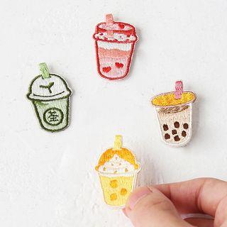 Bubble Tea Embroidered Sticker & Iron-On Patch