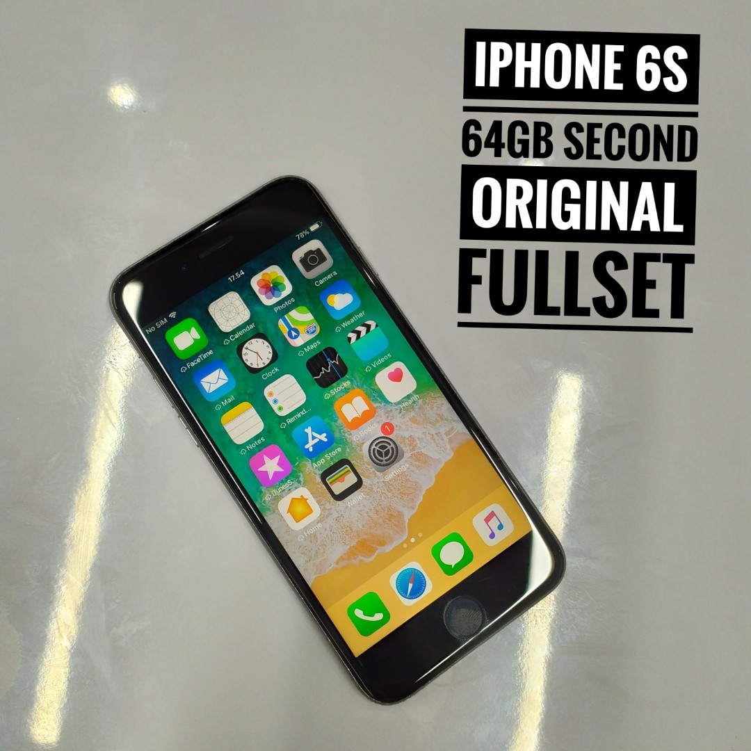 Iphone 6s 64gb Second Original Fullset Bukan Rekondisi Telepon Seluler Tablet Iphone Iphone 6 Series Di Carousell