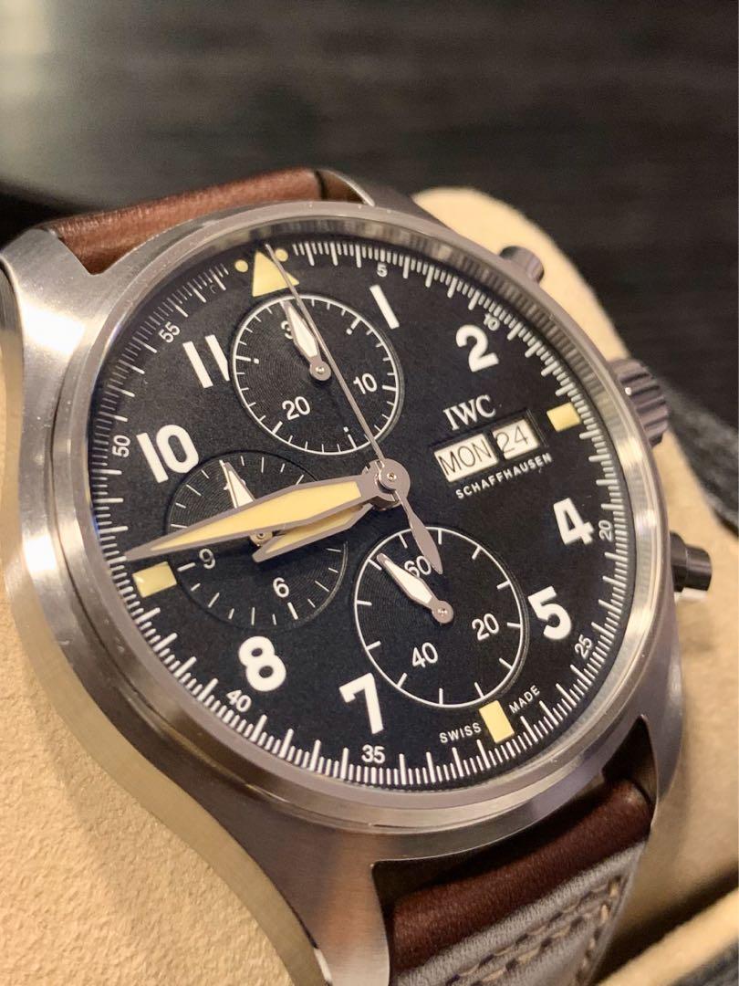 IWC Spitfire Chronograph ref 387903 Luxury Watches on Carousell