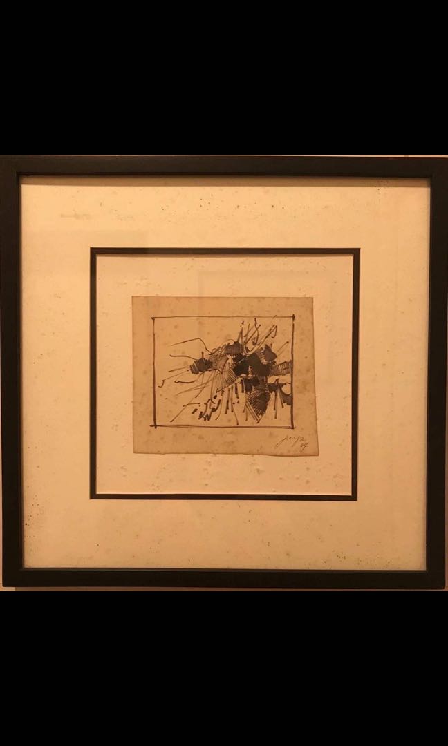 Jose Joya sketch abstract drawing ( Authentic/Original), Hobbies & Toys