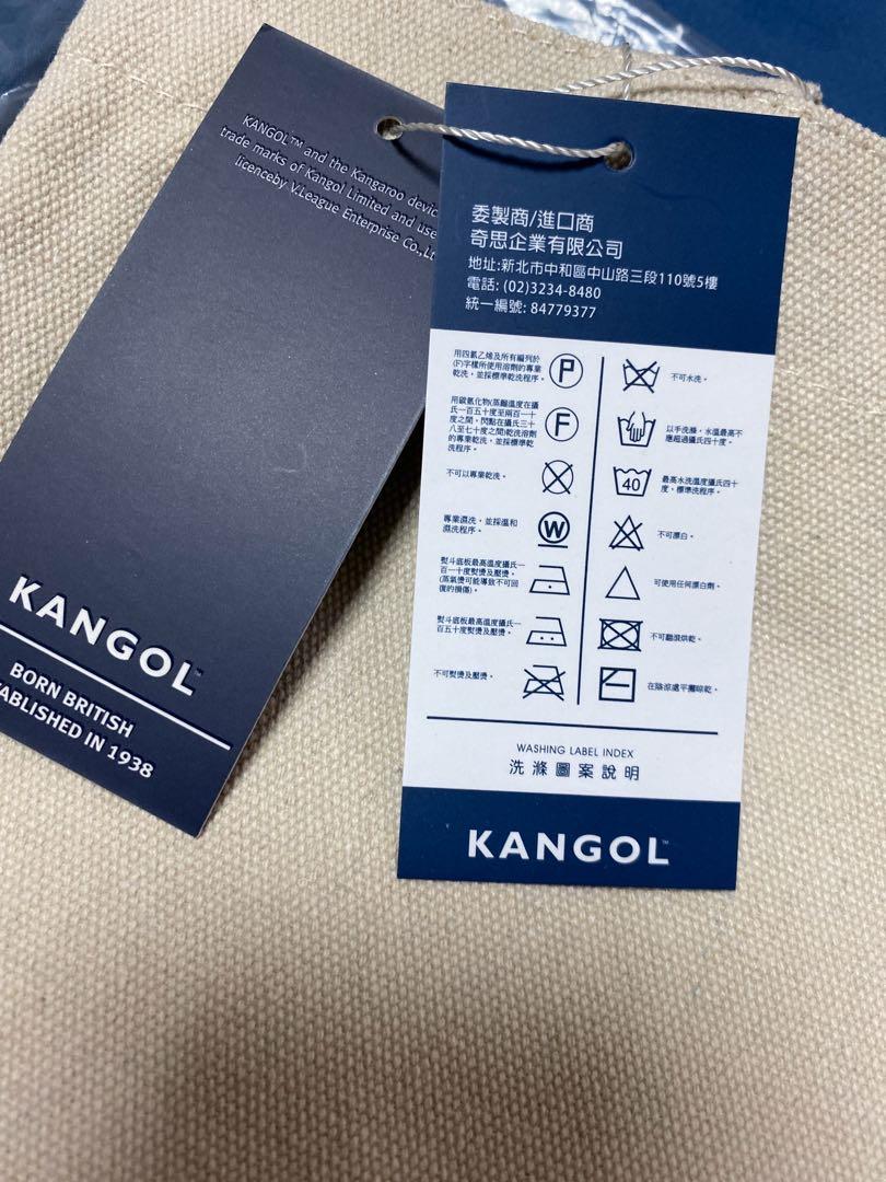 Kangol帆布托特包 米白 名牌精品 精品包包在旋轉拍賣