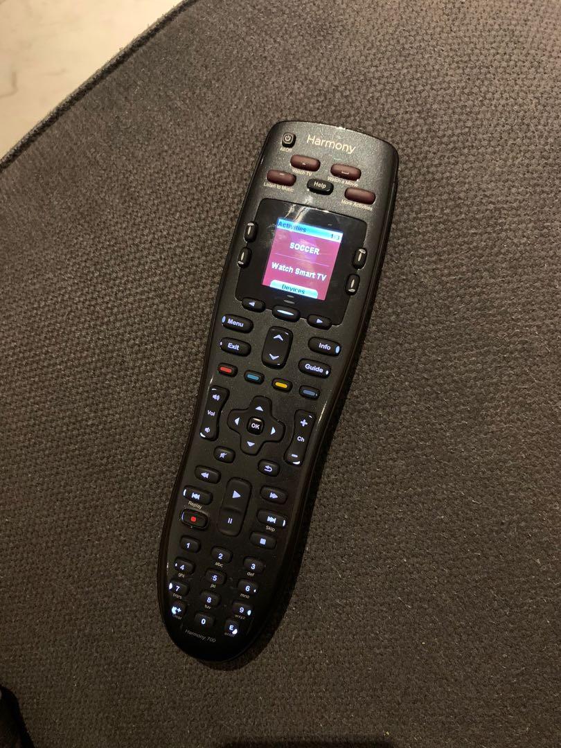 Logitech Harmony 700 Remote, & Home Appliances, TV & Entertainment, TV & Accessories on Carousell