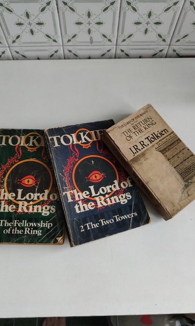 Lord Of The Rings Volume 1 2 3 Books Stationery Fiction On Carousell