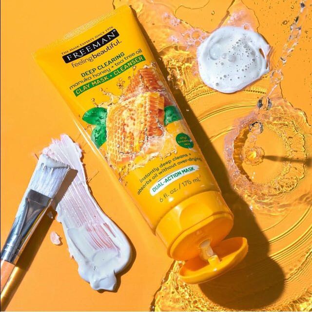 freeman deep clearing manuka honey tea tree oil