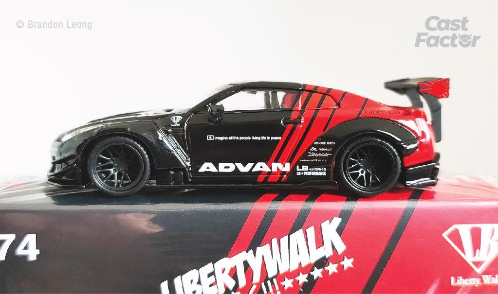 ⭐️MINI GT LB☆Works NISSAN GT-R R35 Advan-