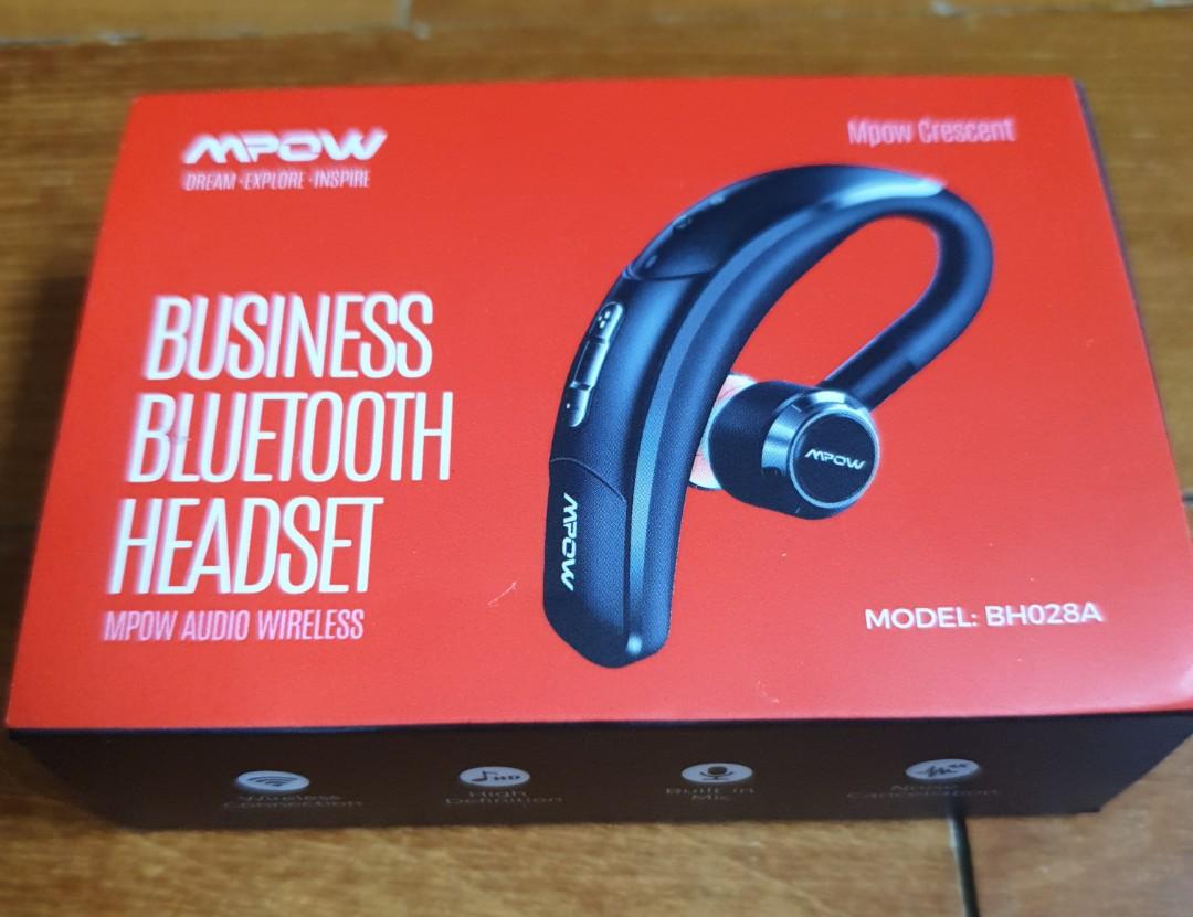 MPOW Bluetooth Headset Audio, Headsets Carousell