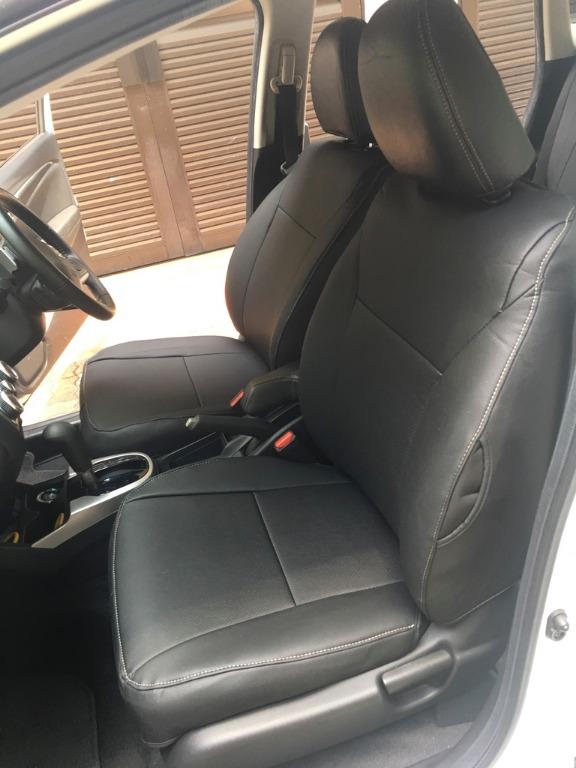 New Honda Fit leather seat cover, Car Accessories, Accessories on Carousell