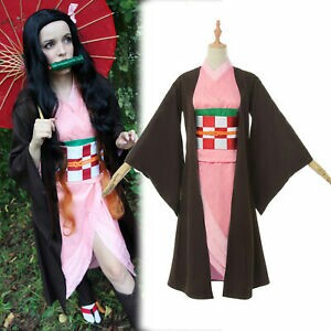 Nezuko Kamado Cosplay Full Set, Hobbies & Toys, Memorabilia
