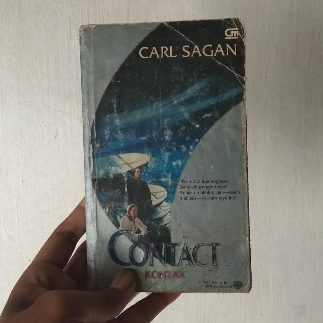 Novel Contact Carl Sagan Books Stationery Books On Carousell