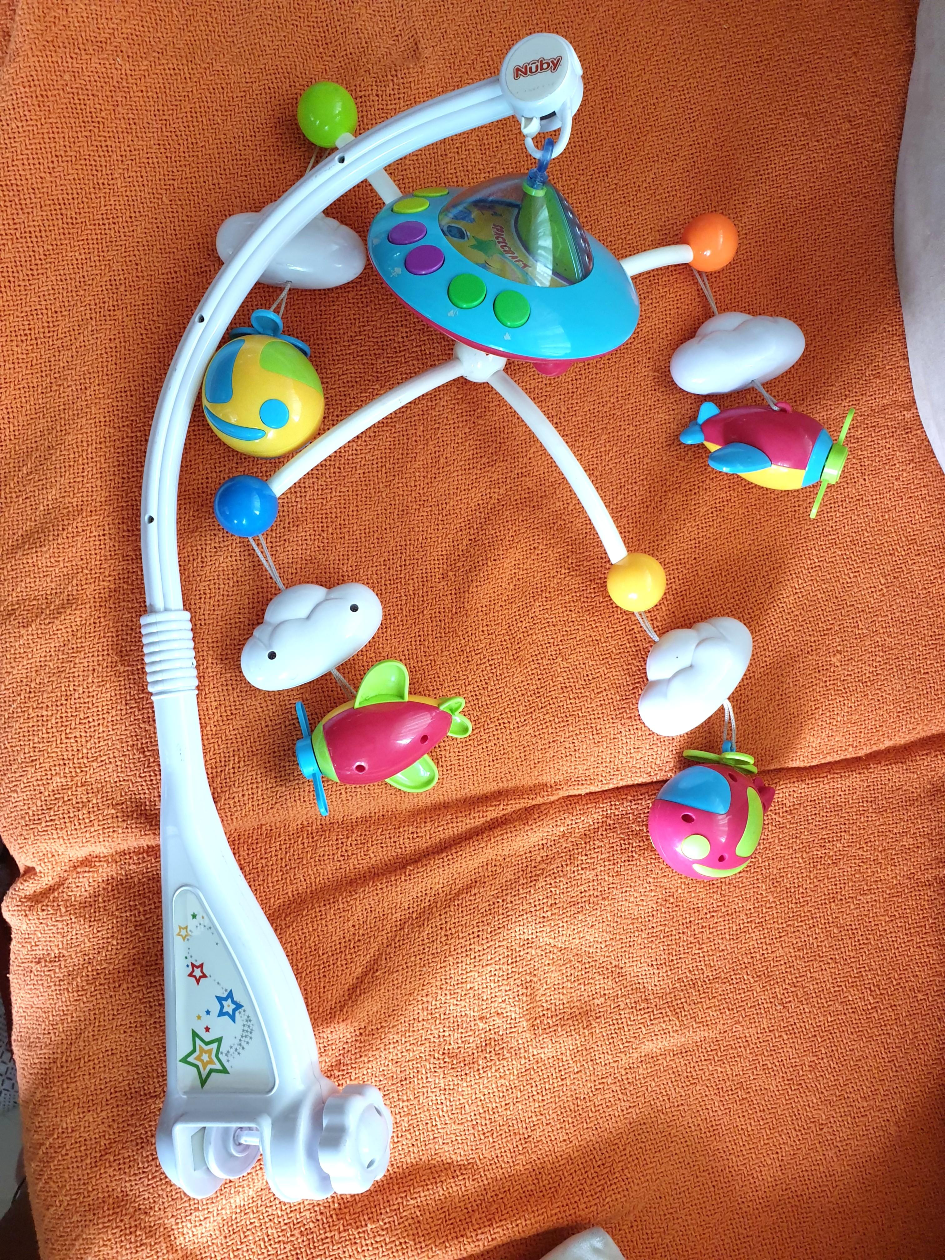 NUBY MUSICAL COT MOBILE, Babies & Kids, Baby Nursery & Kids Furniture