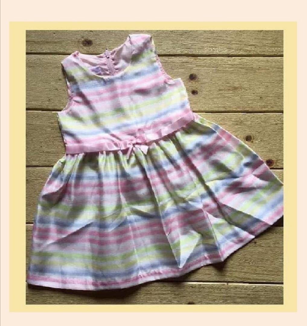 rainbow baby dress
