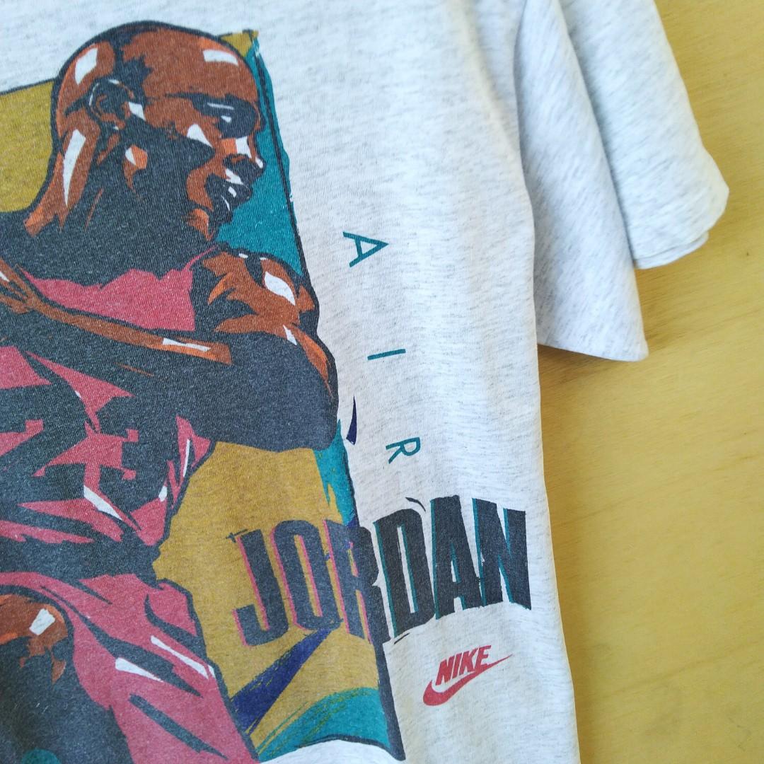 Rare Vintage Jordan T-Shirt, Fesyen 